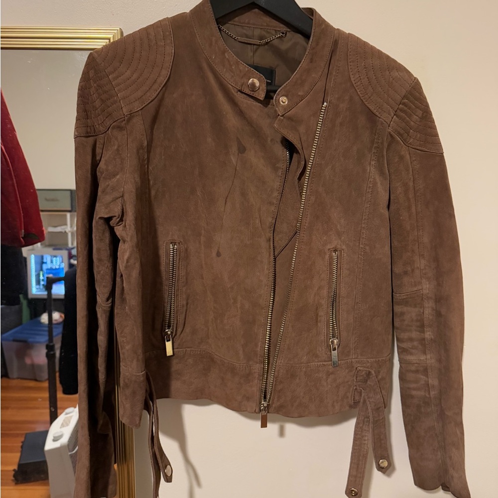 Brown Suede Women's Jacket